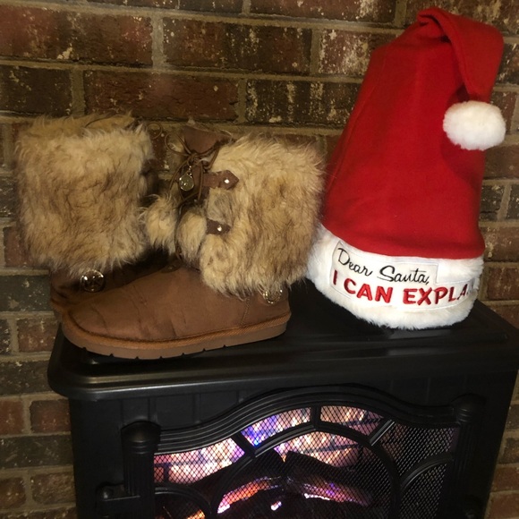 MICHAELS KORS BIG KIDS SIZE 3 BOOT’S 🥾| COLOR TAN. - Picture 10 of 11